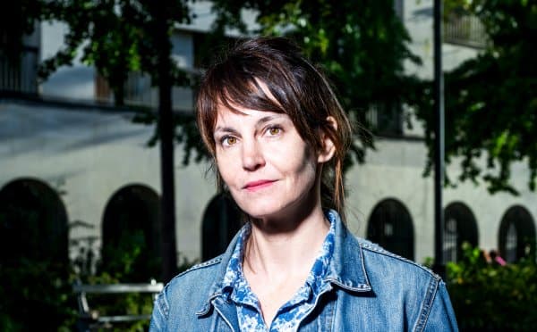 Portrait of Marie Chéron outdoors