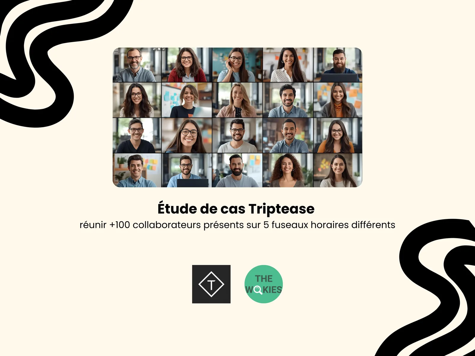 Triptease international teams taking part in a collaborative virtual escape game.
